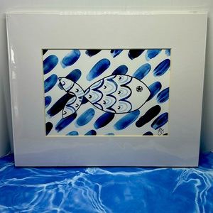 Brighton 2018 Nautical Collection Matted Print NWOT